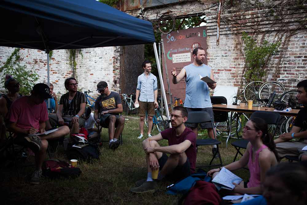 A workshop at BikeBike 2013